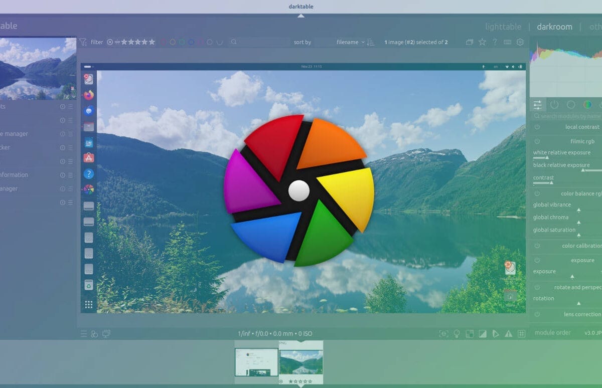 Darktable - програма для обробки цифрових RAW фотознімків