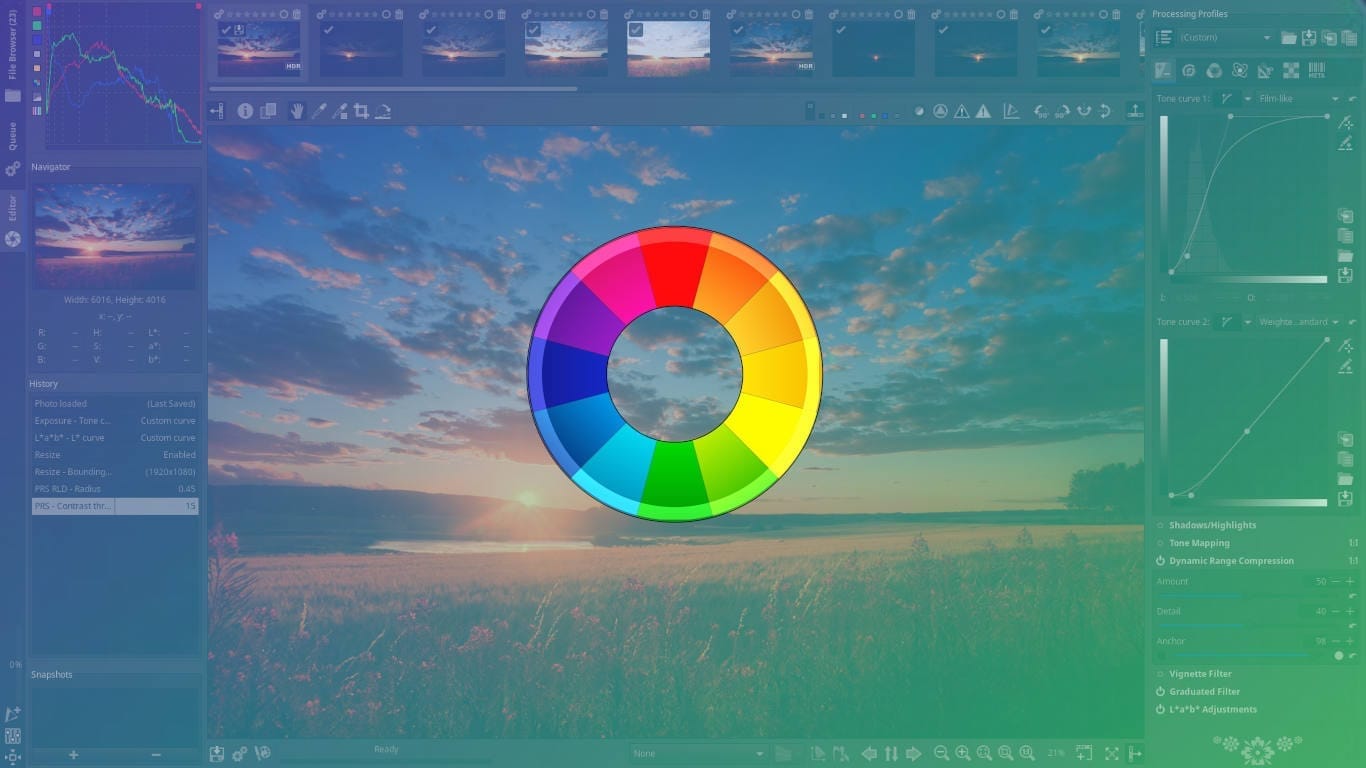 RawTherapee: інструмент редагування RAW-Фотографій
