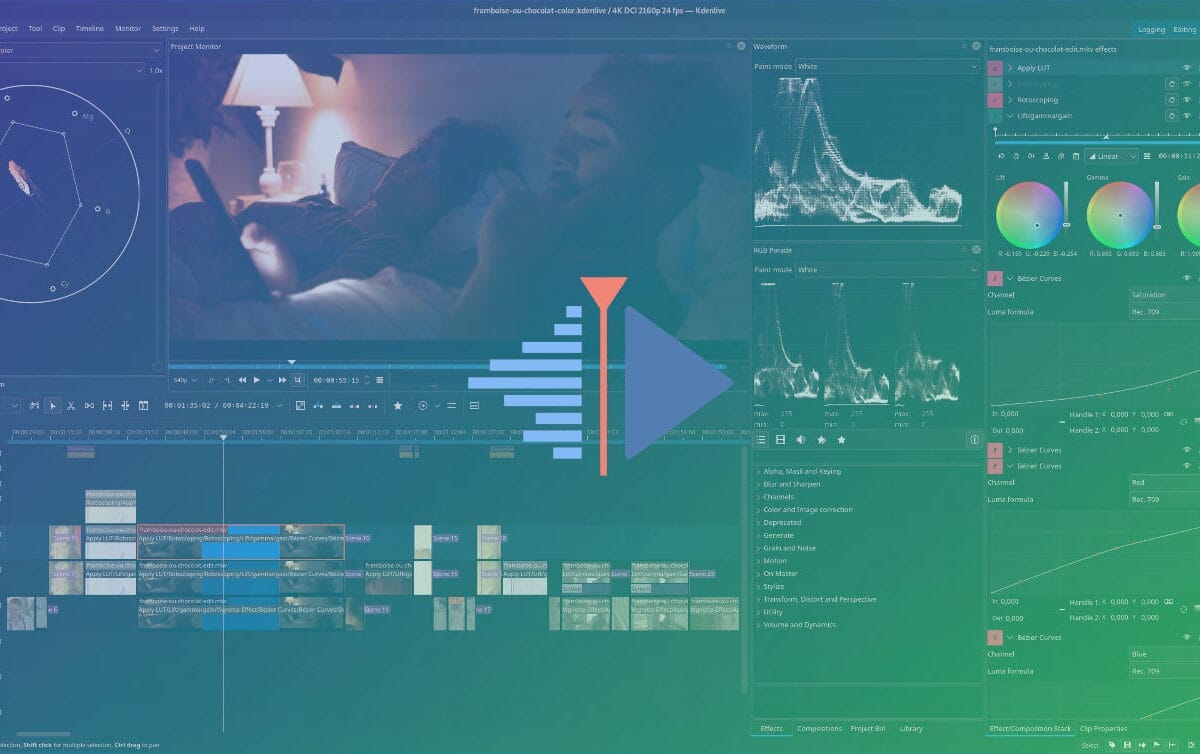 Kdenlive - нелінійний відеоредактор для любителів та професіоналів